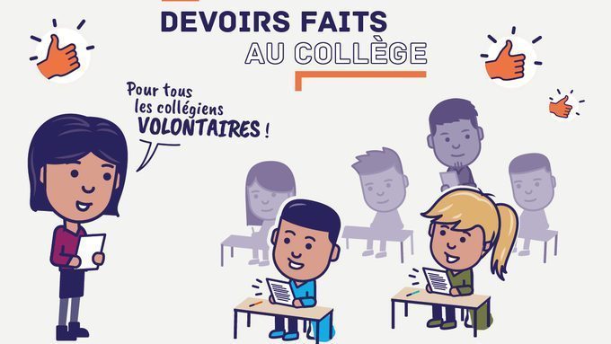 « DEVOIRS FAITS au collège,  c’est parti « 